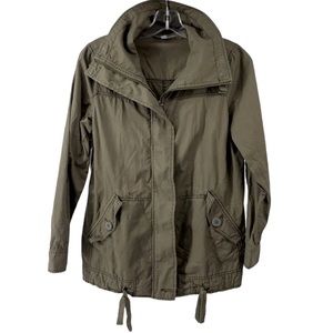 Army Green Womens Lightweight Utility Jacket Rubbish Size M
